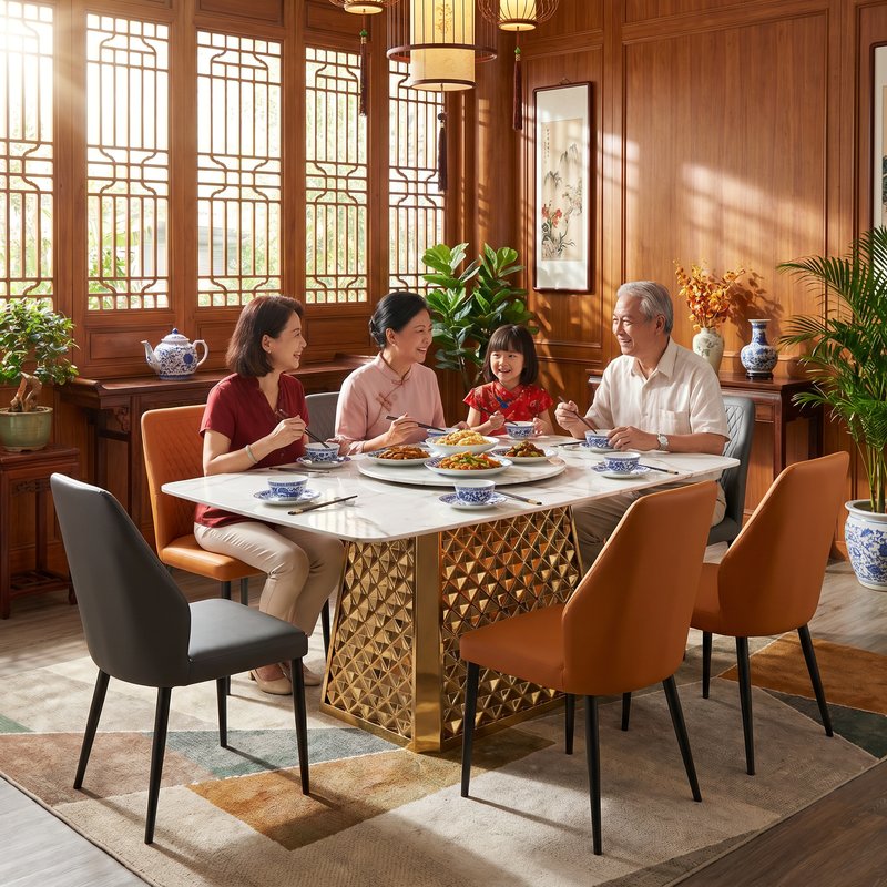 X'clusive Home Dining Table + 4 Chairs