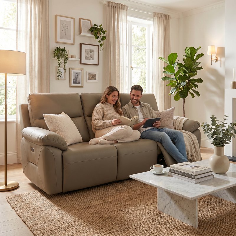 Rozel Furnishing 3-Seater Recliner Sofa