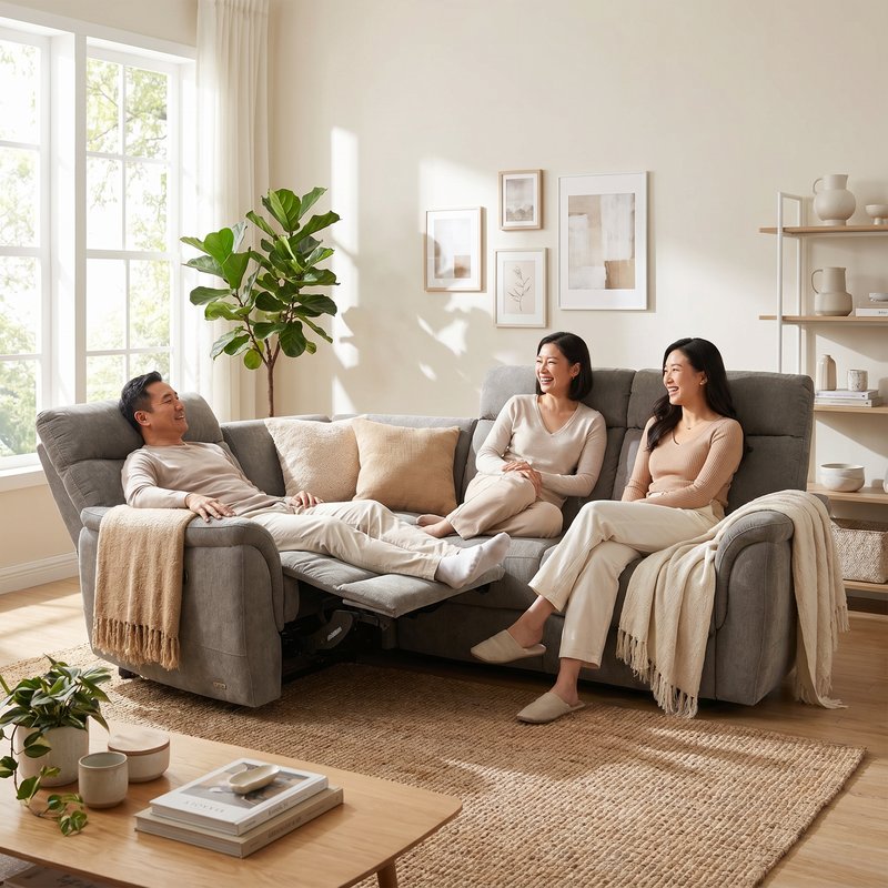 X'clusive Home 3-Seater Electric Recliner Sofa